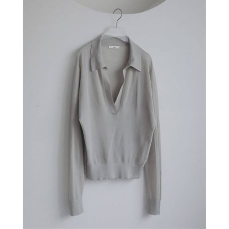 【anuke】Sheer Skipper Knit　※納期3月中旬～4月中旬