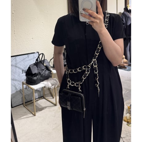 【M.U.L.】HALF ROUND WALLET BIG CHAIN MUL175-285D ※納期27.3月～8月