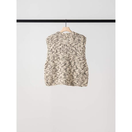 【YENN】HAND SLUB MIX VEST