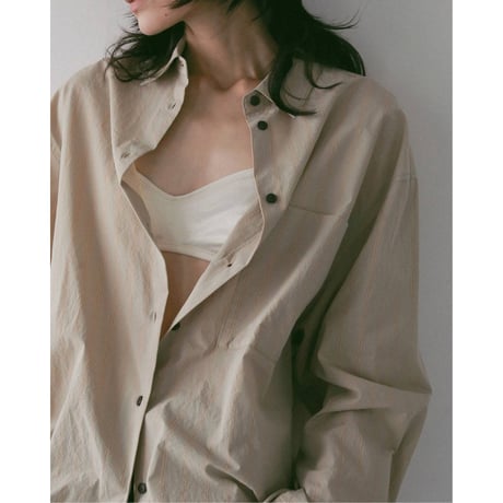 【anuke】Dry Stripe Shirts　※納期3月上旬～４月上旬
