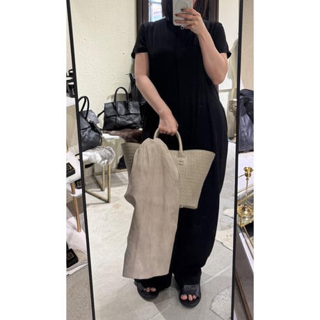 【M.U.L.】BASKET TOTE S leather stole MUL232 ※納期27.3月～8月