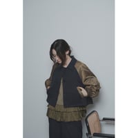 【CYAN TOKYO】レイヤーギャザーヘムTOP
