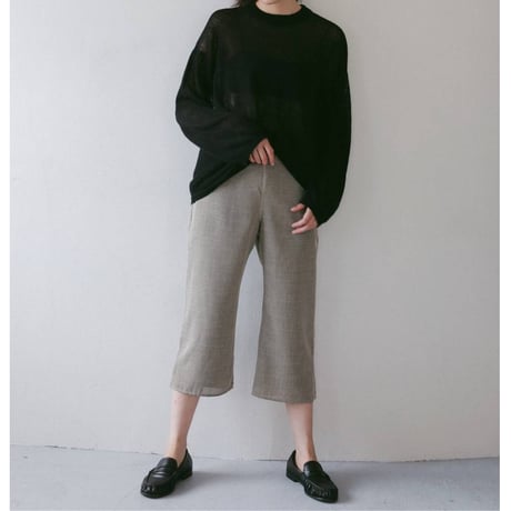 【anuke】Cottonlinen Loose Knit　※納期3月上旬～4月上旬