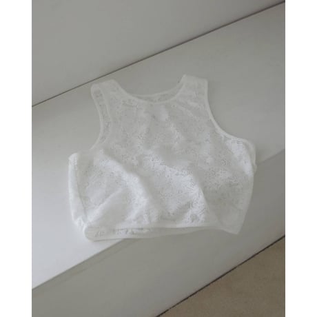 【anuke】Lace Sleeveless Tops　※納期5月中旬〜6月中旬
