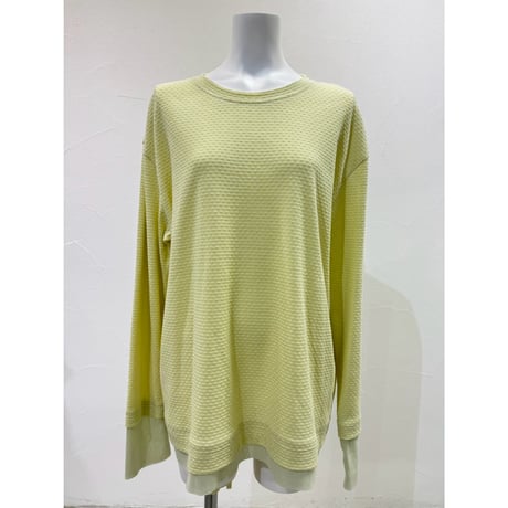 【CYAN TOKYO】モザイクジャガードL/S TOPS