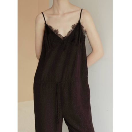 【anuke】Dot Jacquard Combinaison　※納期4月中旬～5月中旬