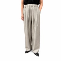 【siro de labonte】tuck easy pants （herringbone）