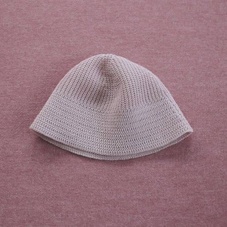 【anuke】Linenknit Bucket Hat　※納期4月中旬～5月中旬