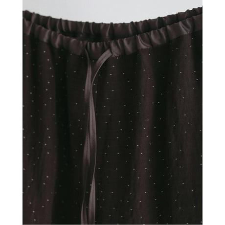 【anuke】Dotjacquard Rough Pants　※納期4月中旬～5月中旬