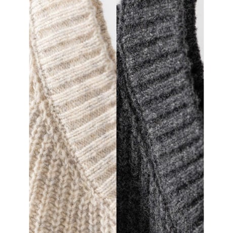 【YENN】CHUNKY KNIT VEST