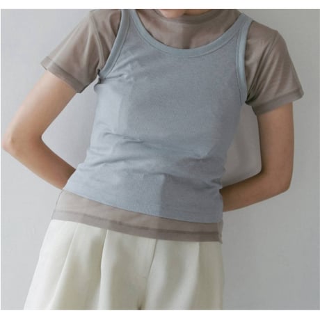 【anuke】Wool Rib Tanktop　※納期4月下旬～5月下旬