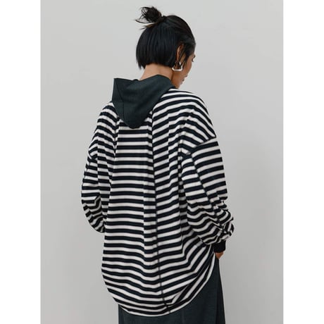 【YENN】STRIPE FORM LONG T