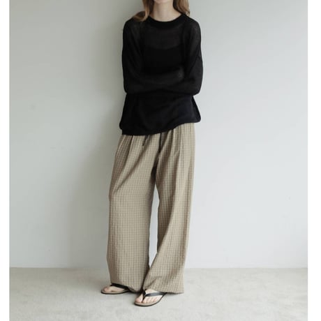 【anuke】Cottonlinen Loose Knit　※納期3月上旬～4月上旬