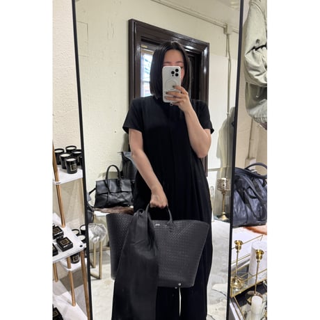 【M.U.L.】BASKET TOTE M leather stole MUL233 ※納期27.3月～8月