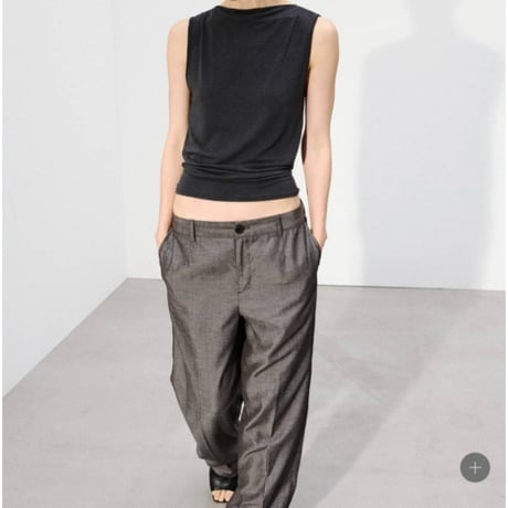 【TODAYFUL】Smooth Boatneck Tanktop　※納期5月上旬～6月上旬