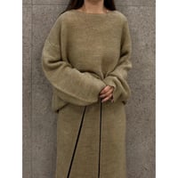 【ROSSIE】ガーター編みニットプルオーバー