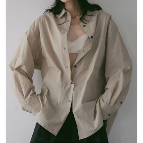 【anuke】Dry Stripe Shirts　※納期3月上旬～４月上旬