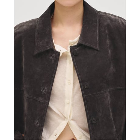 【TODAYFUL】Suede Soutiencollar Jacket　※納期2月上旬～3月上旬