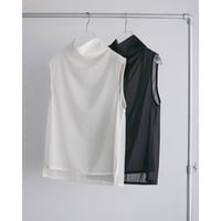 【anuke】Sleeveless Chiffon Tops　※納期4月中旬〜5月中旬