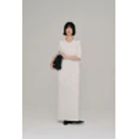 【Hella】layered half sleeve dress　※納期4月下旬～5月下旬