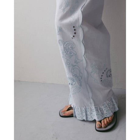 【anuke】Cutwork Lace Pants　※納期3月上旬〜4月上旬