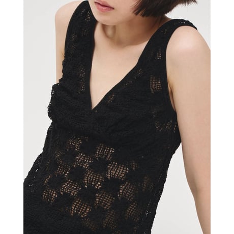 【TODAYFUL】Shrink Lace Tanktop　※納期4月上旬～5月上旬