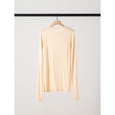 【YENN】SHEER COTTON LONG T