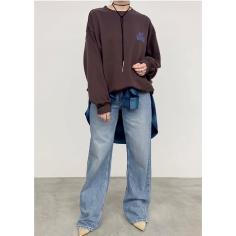 【NUS】バックテープロゴプルオーバー