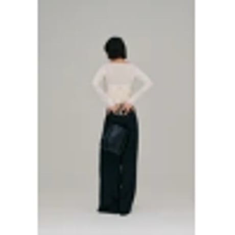 【Hella】ramie knit bustier　※納期4月下旬～5月下旬