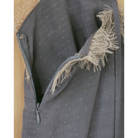 【anuke】Dot Jacquard Combinaison　※納期4月中旬～5月中旬