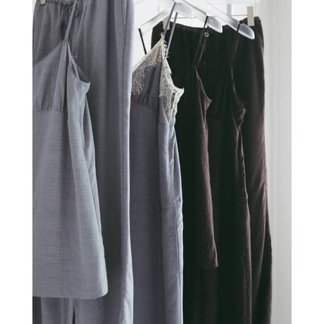 【anuke】Dotjacquard Camisole Tops　※納期4月中旬～5月中旬