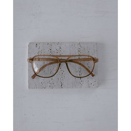 【anuke】Clear Boston Glasses　※納期3月下旬～4月下旬