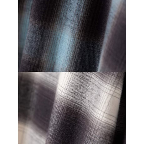 【YENN】WASHED PLAID SHIRT