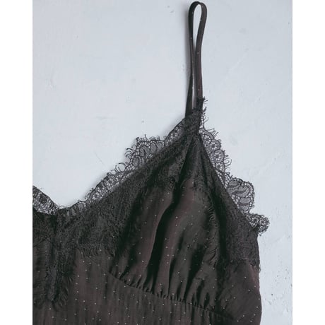 【anuke】Dot Jacquard Combinaison　※納期4月中旬～5月中旬