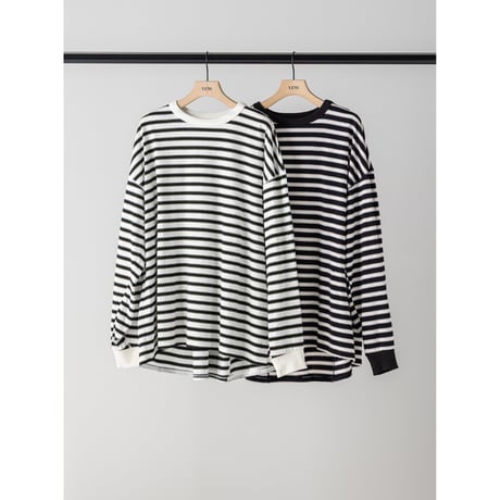 【YENN】STRIPE FORM LONG T