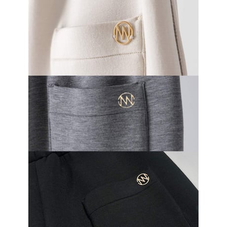 【YENN】SPONDISH TUCK PT　※納期1月中旬～2月中旬