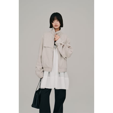 【Hella】stand collar blouson　※納期3月下旬～4月下旬