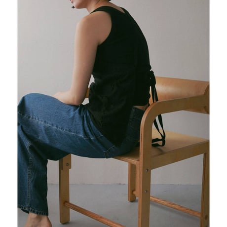【anuke】Cutwork Lace Apron　※納期3月中旬〜4月中旬
