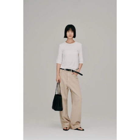 【Hella】overlock neck tee　※納期5月下旬～6月下旬