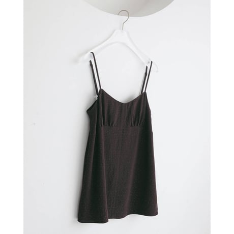 【anuke】Dotjacquard Camisole Tops　※納期4月中旬～5月中旬