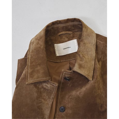 【TODAYFUL】Suede Soutiencollar Jacket　※納期2月上旬～3月上旬
