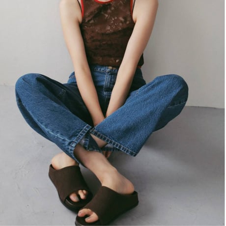 【anuke】Wide Belt Sandals　※納期3月下旬～4月下旬