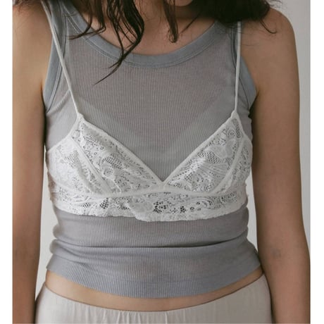 【anuke】Wool Rib Tanktop　※納期4月下旬～5月下旬