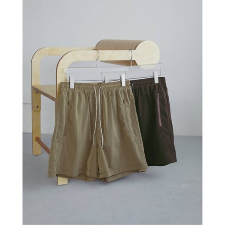 【anuke】Nylon Half Pants　※納期5月上旬～6月上旬