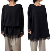 【siro de labonte】2way lace doking pullover