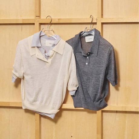 【TODAYFUL】Mohair Knit Polo　※納期4月上旬～5月上旬