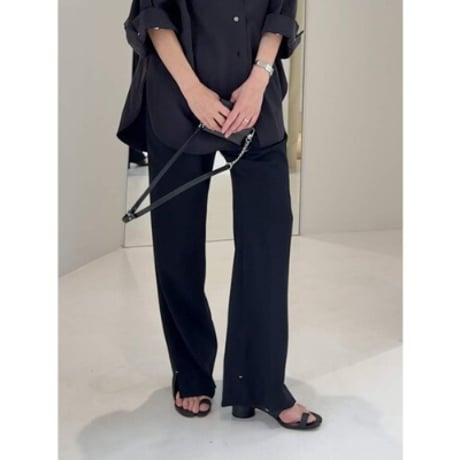 【YENN】SIDE SLIT SLACKS