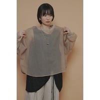 【CYAN TOKYO】シアーリップルリブTOPS