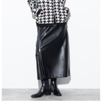 【MARGAUX VINTAGE】レザーラップスカート