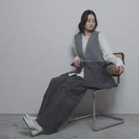 【CYAN TOKYO】フリースコンビエンドタックジレ